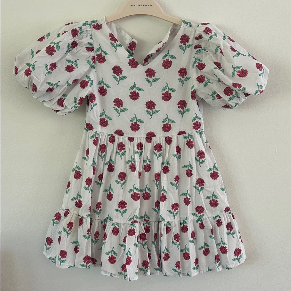 Janie and Jack Floral Puff Sleeve Dress